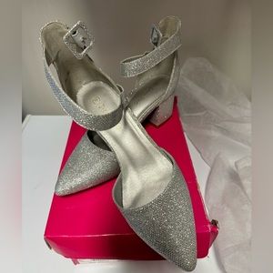 DREAM PAIRS ANNEE Pointed Toe Low Chunky Heels Pump Shoes, women’s 9